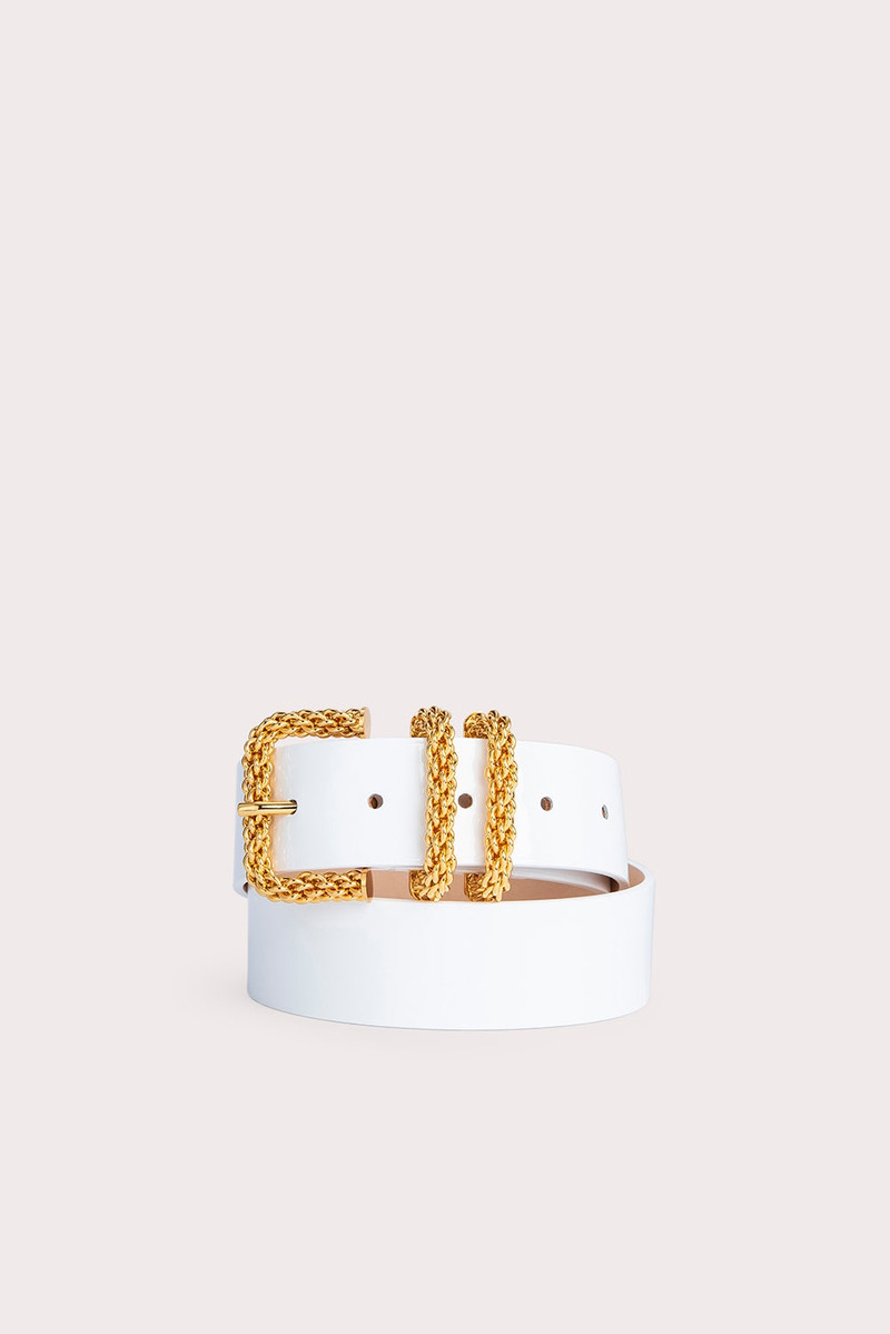 Katina White Patent Leather 1