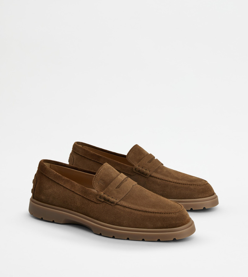 LOAFERS IN SUEDE - BROWN 3