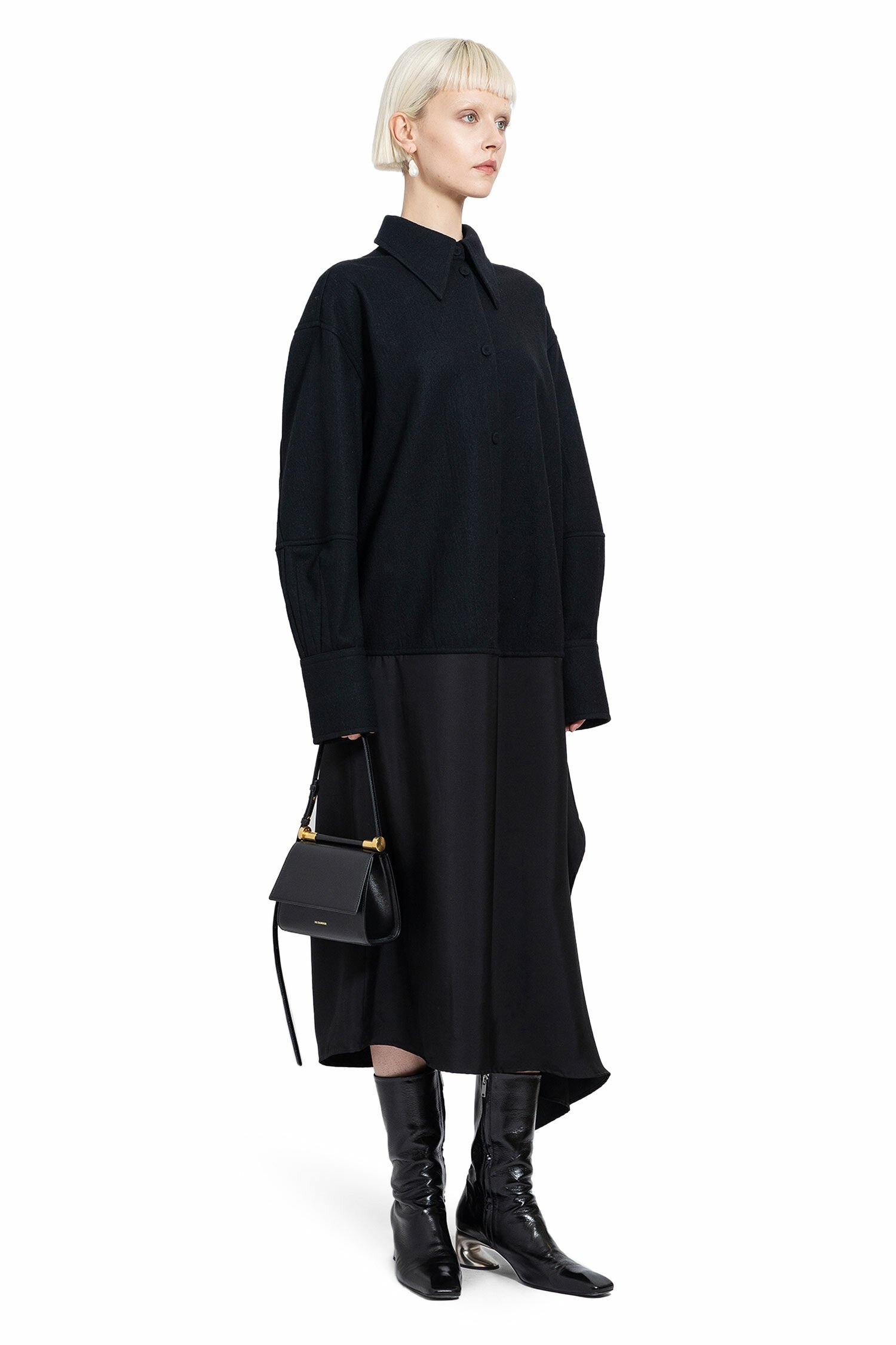 JIL SANDER WOMAN BLACK DRESSES - 2