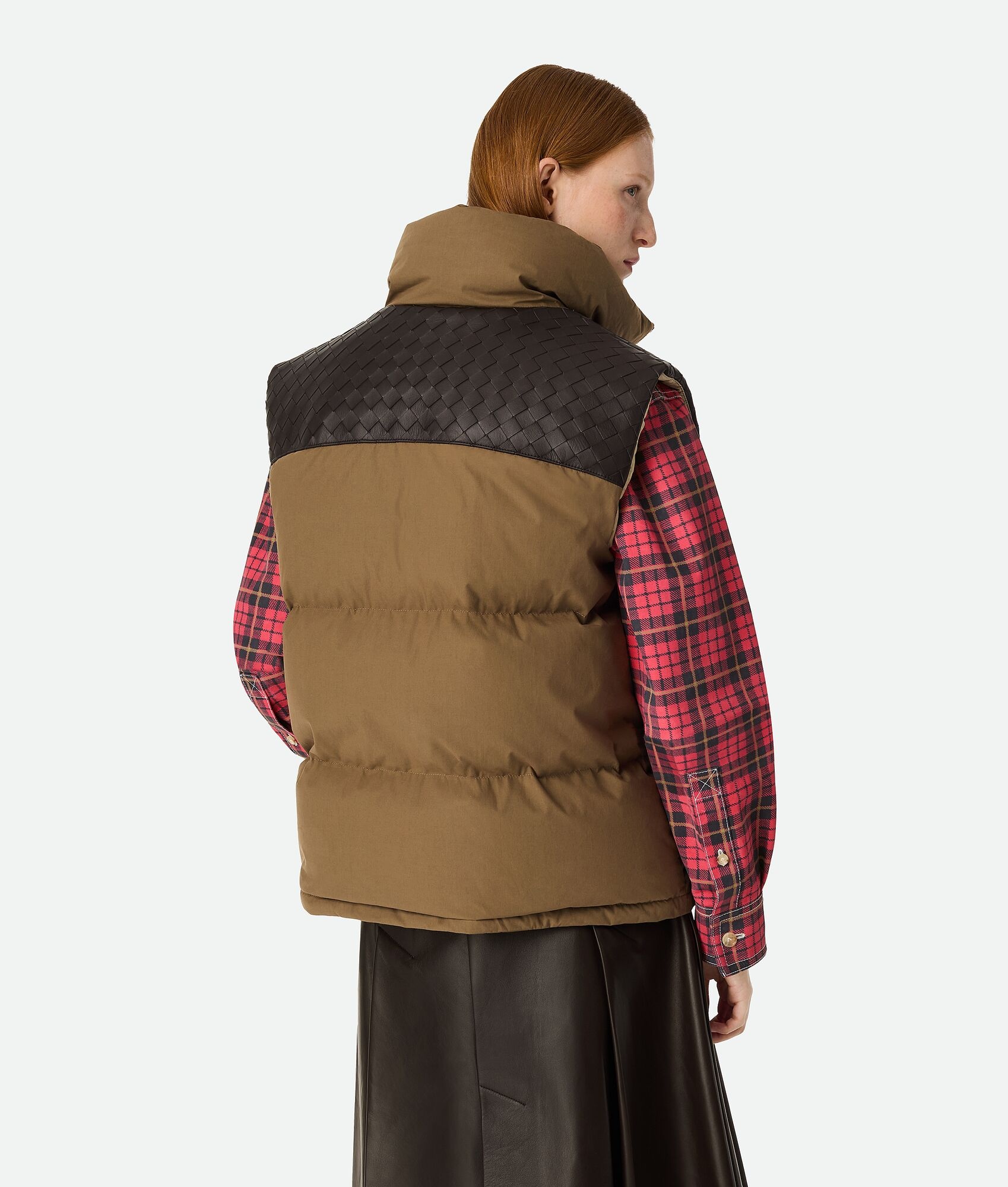 Frosted Poplin Puffer Gilet - 3