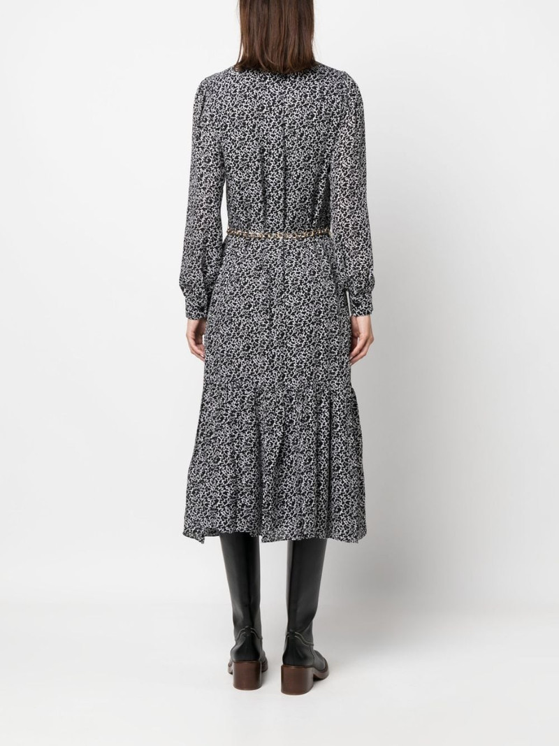 abstract-print midi shirt dress 4