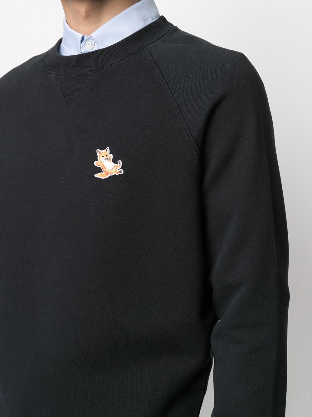 embroidered logo sweatshirt - 6