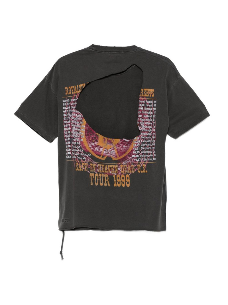 Ksubi Kickstart distressed logo T-shirt outlook