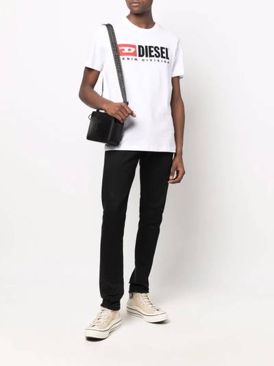 Diesel embroidered-logo cotton T-shirt outlook