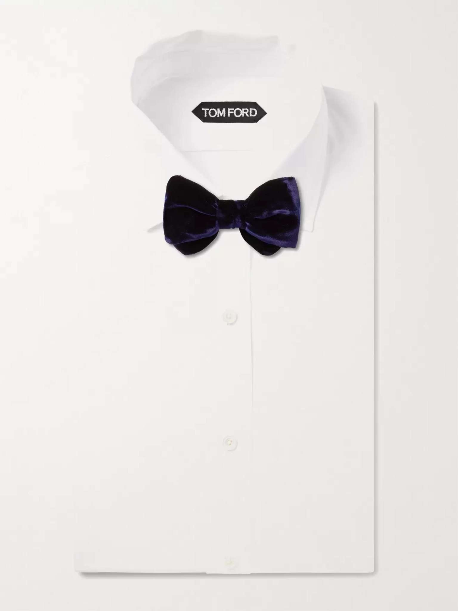 Pre-Tied Velvet Bow Tie - 2