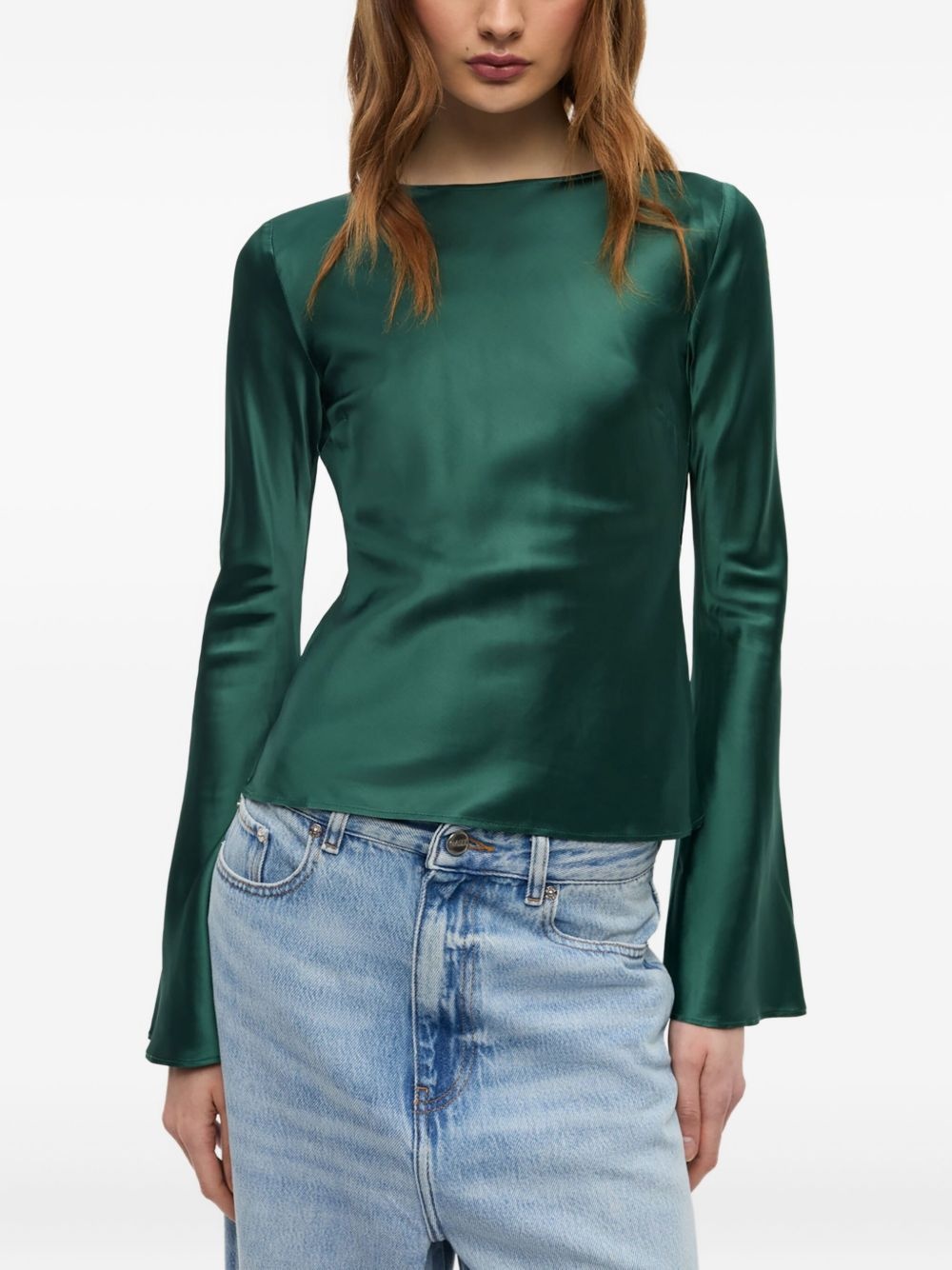 satin blouse - 3