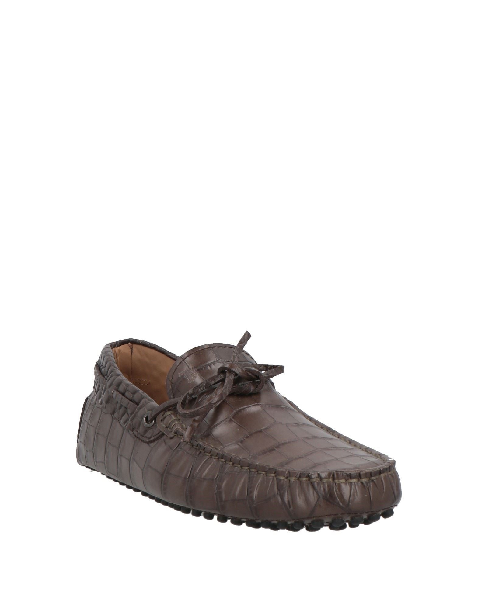 Dark brown Men's Loafers - 2