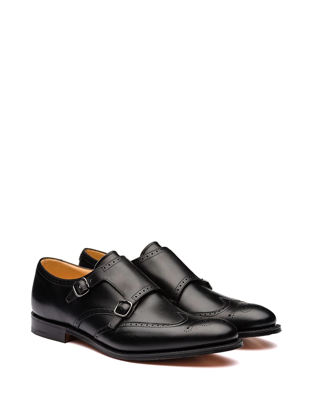 Shanghai monk strap leather shoes - 2