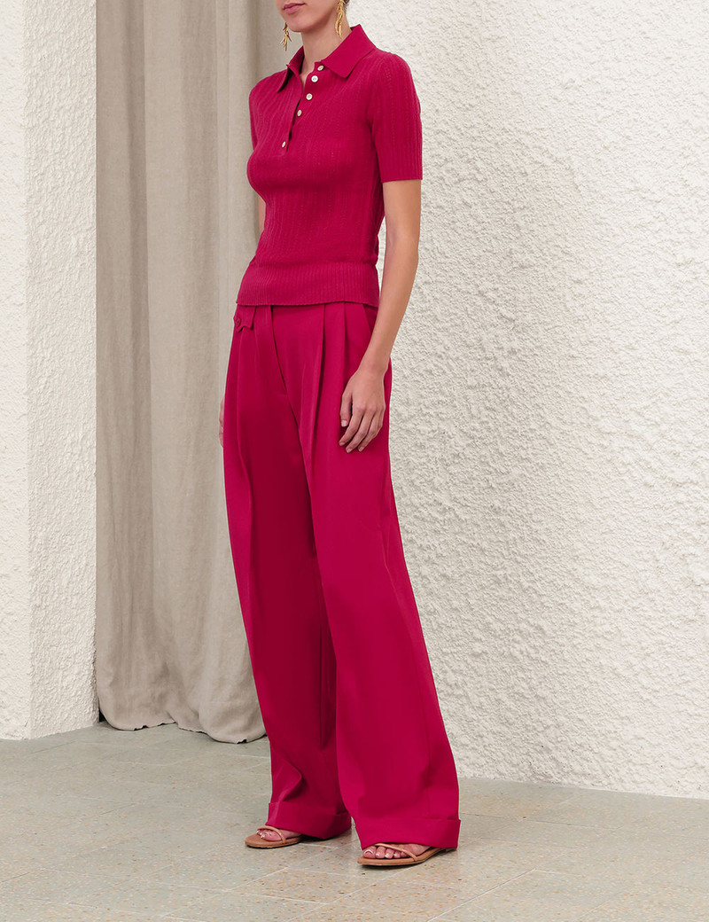 RIBBED KNIT POLO 3