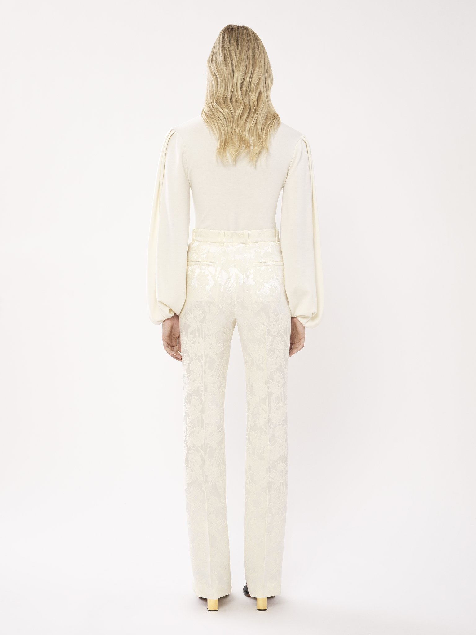 HIGH-WAISTED TAILORED PANTS - 4