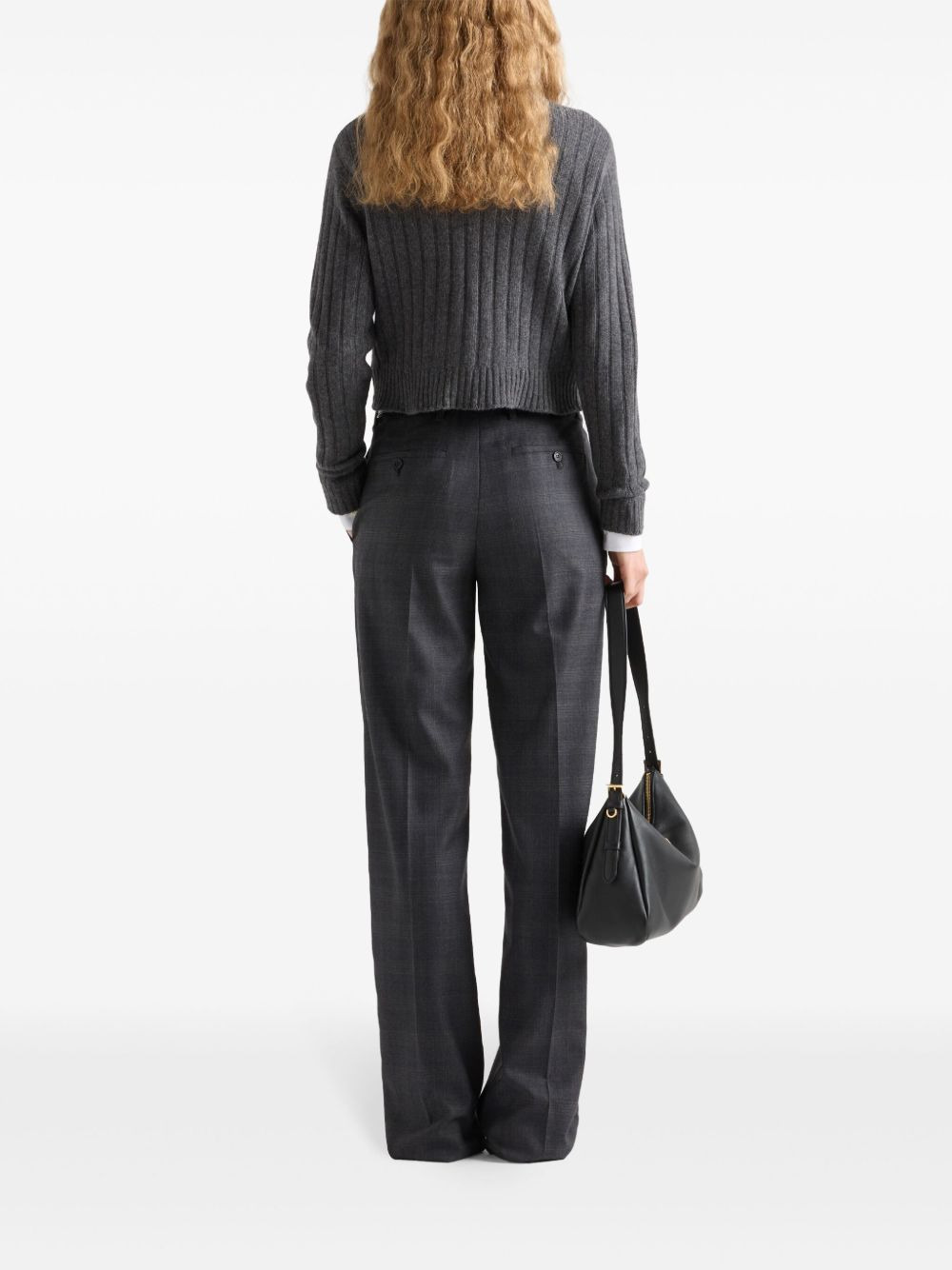 cropped Re-Cashmere sweater - 3