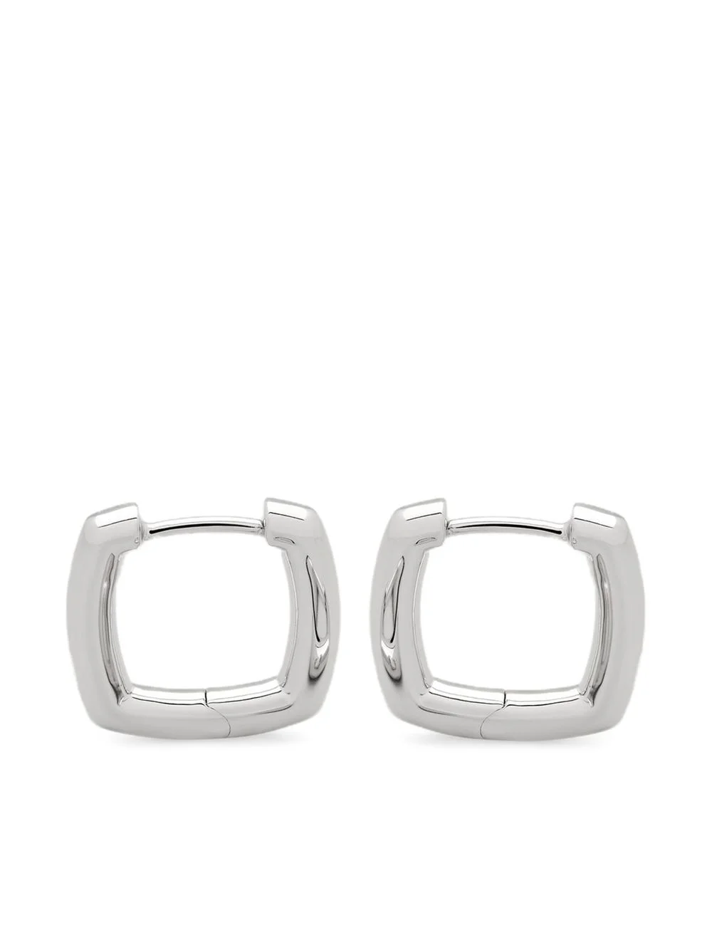 square-shape hoop earrings - 1