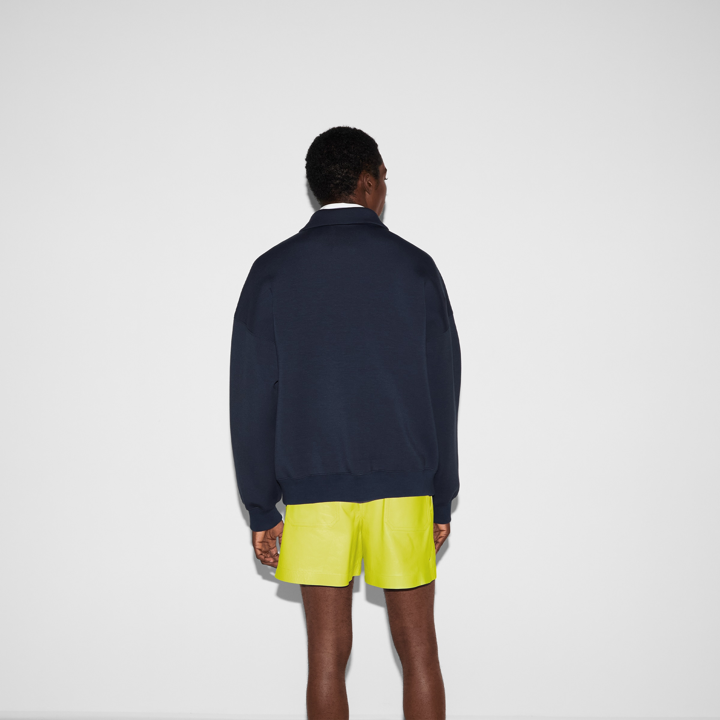 Jersey half-zip jacket with patch - 4