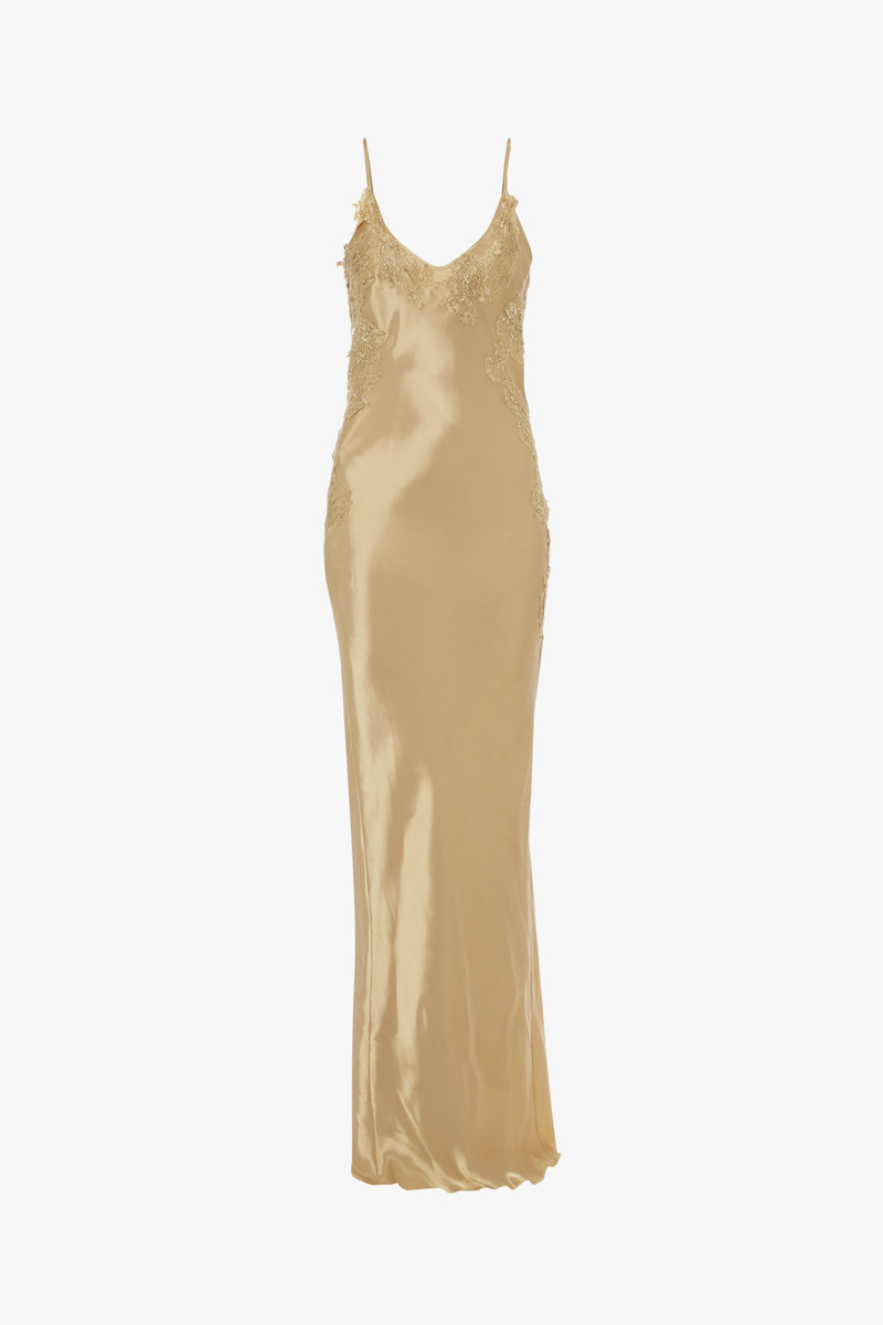 Liquid Metallic Gown in Gold 1