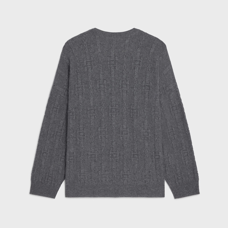 CELINE crewneck sweater IN chains cashmere outlook