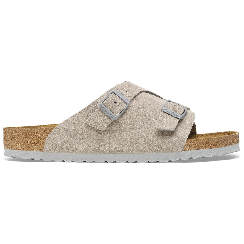 Birkenstock Zrich Suede Leather Sandals 'Stone Coin' 1027725 2