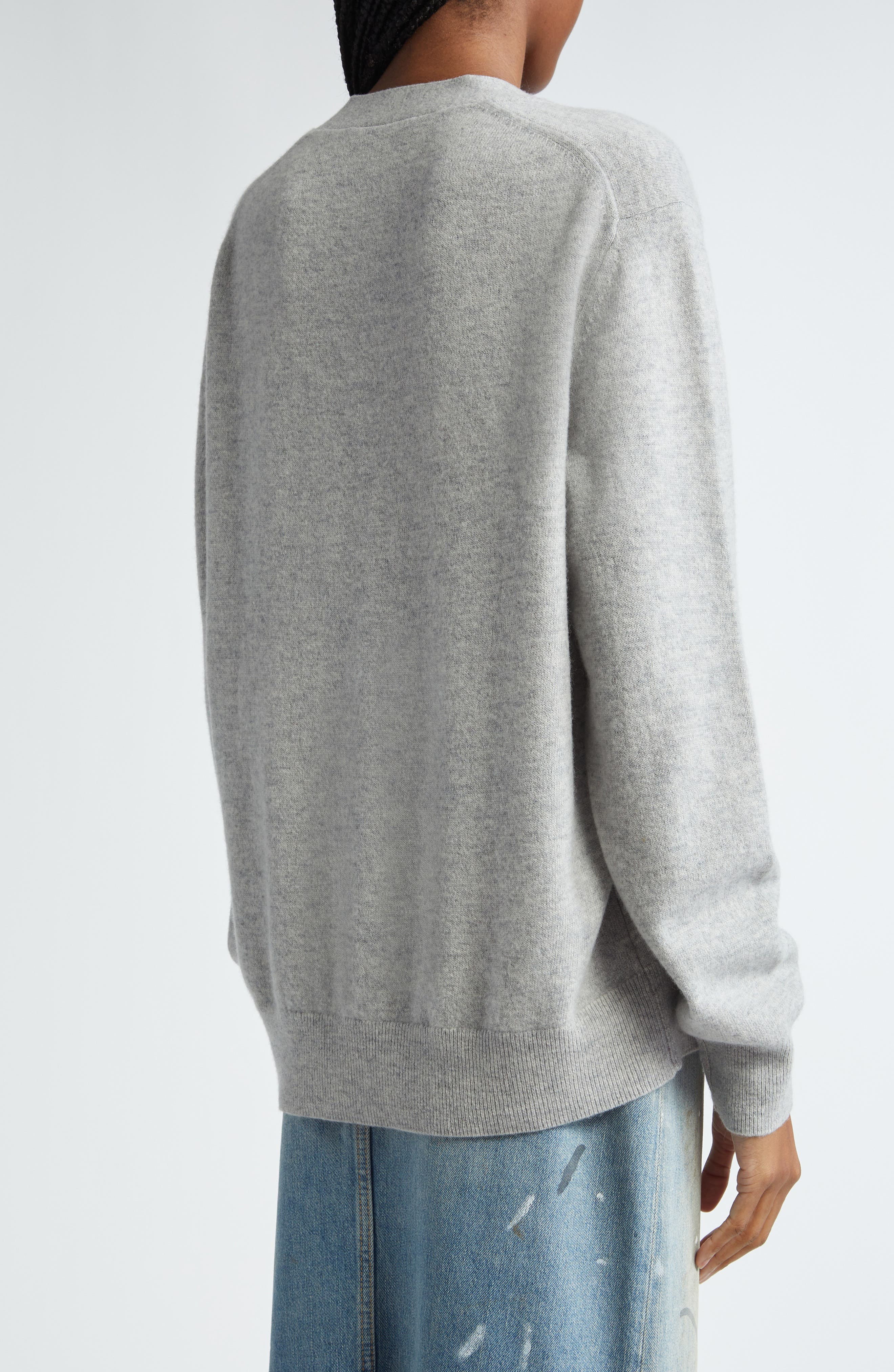 Keve Face Patch Wool Cardigan - 3