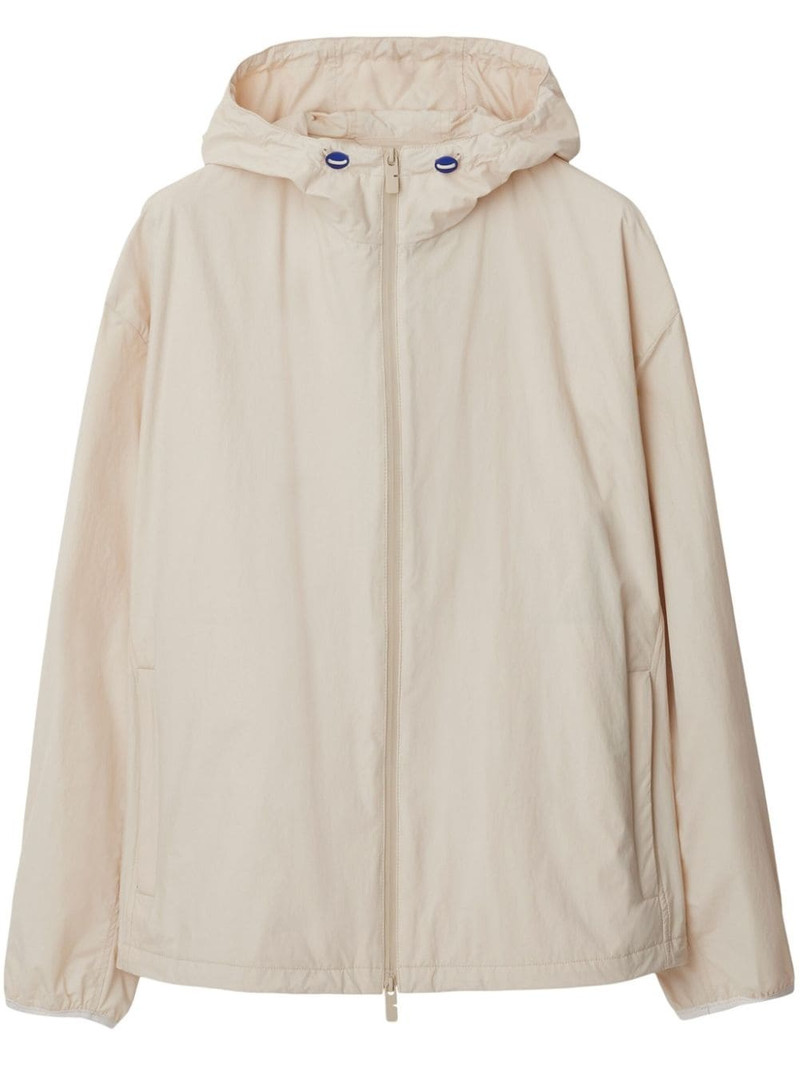 Equestrian Knight-motif hooded jacket 1