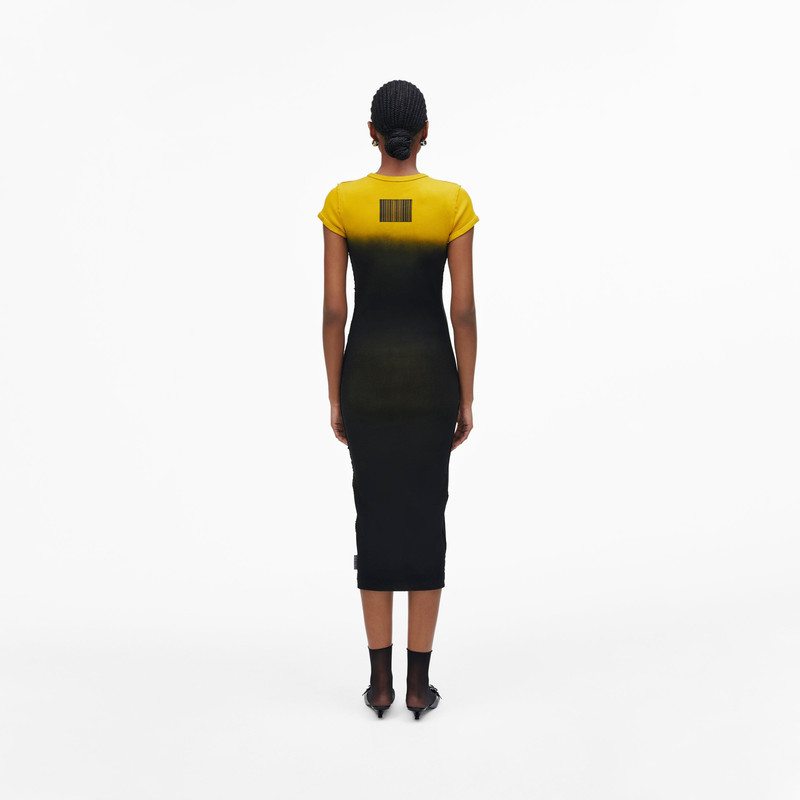 OMBRE SPRAY SHRUNKEN TEE DRESS 4