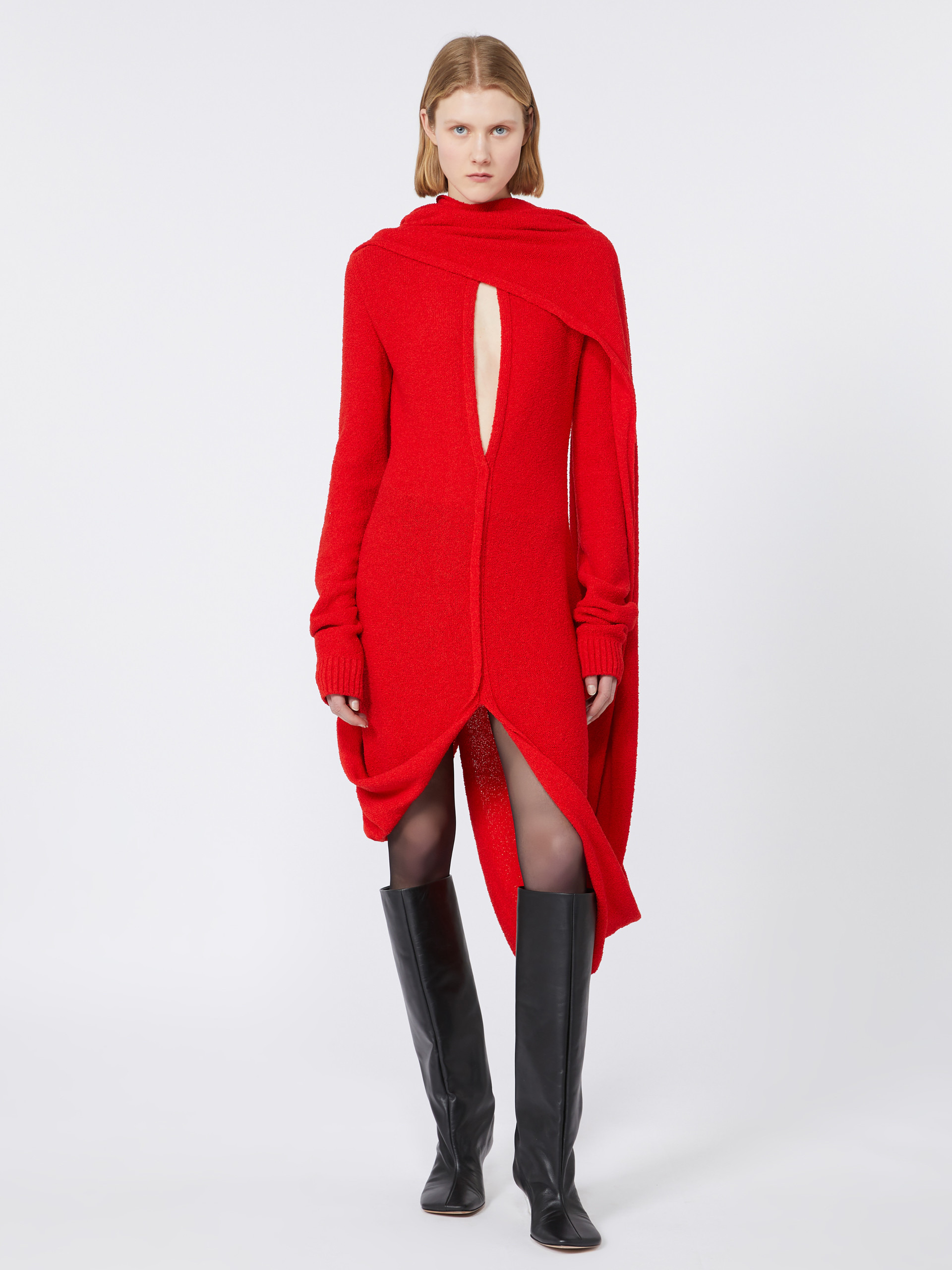 ACHILLE1234 Bouclé knit dress - RUNWAY - 2