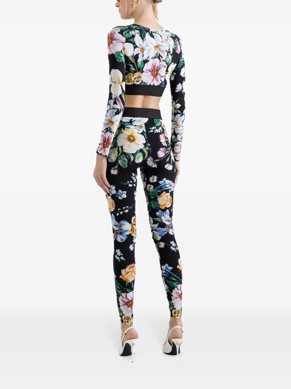 floral-print T-shirt - 3