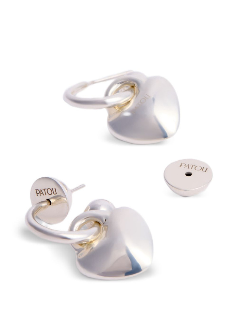 PATOU Heart hoop earrings outlook