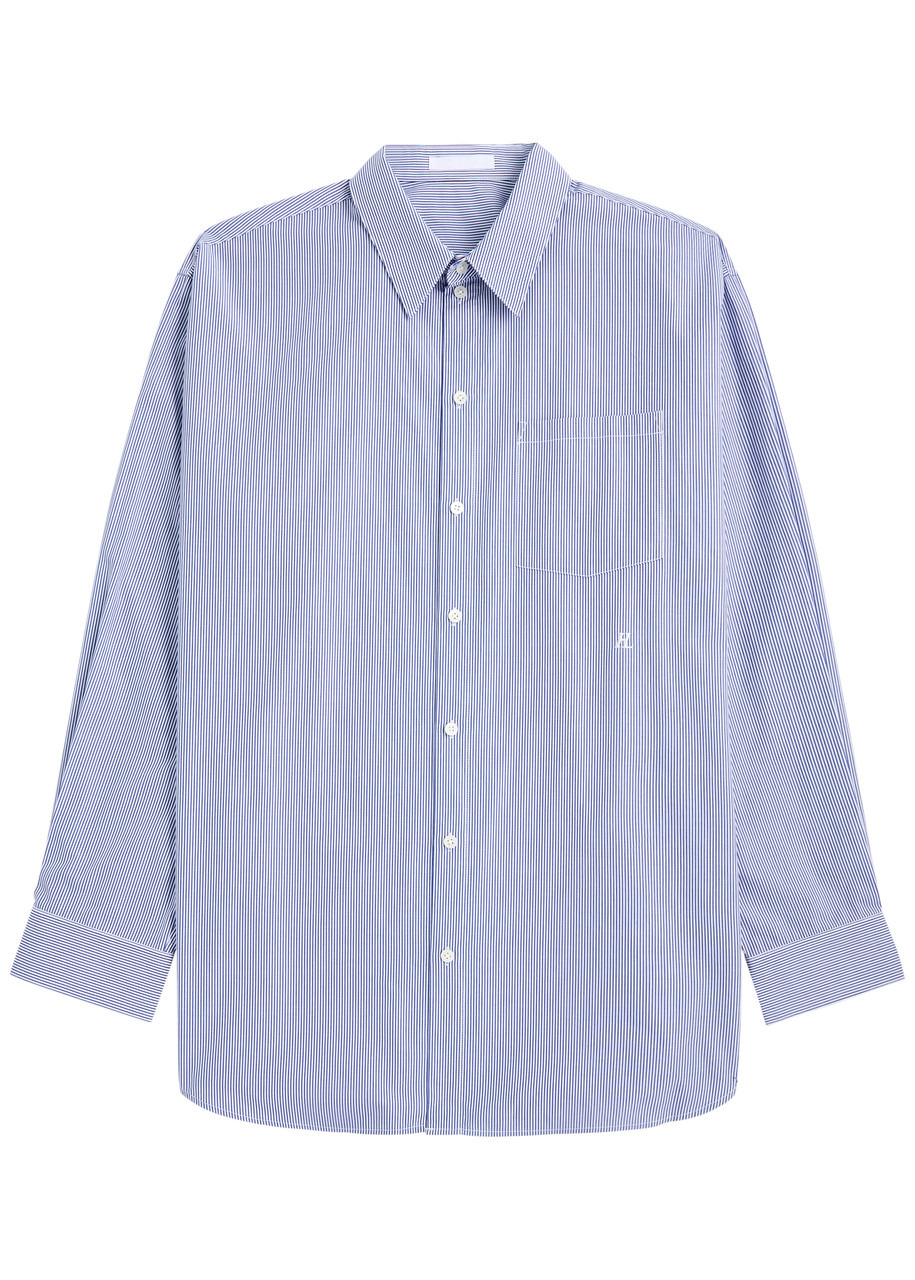 Striped cotton-poplin shirt - 1