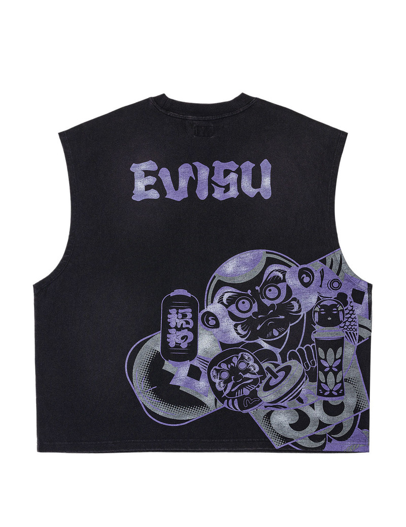 Japanese Toys Kite Print Tank Top 13