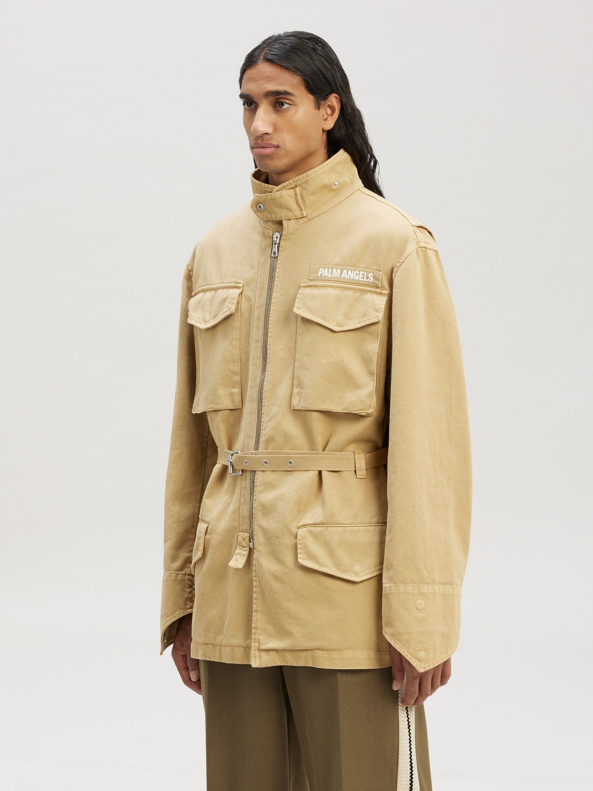 Curved Logo Field Jacket - 4