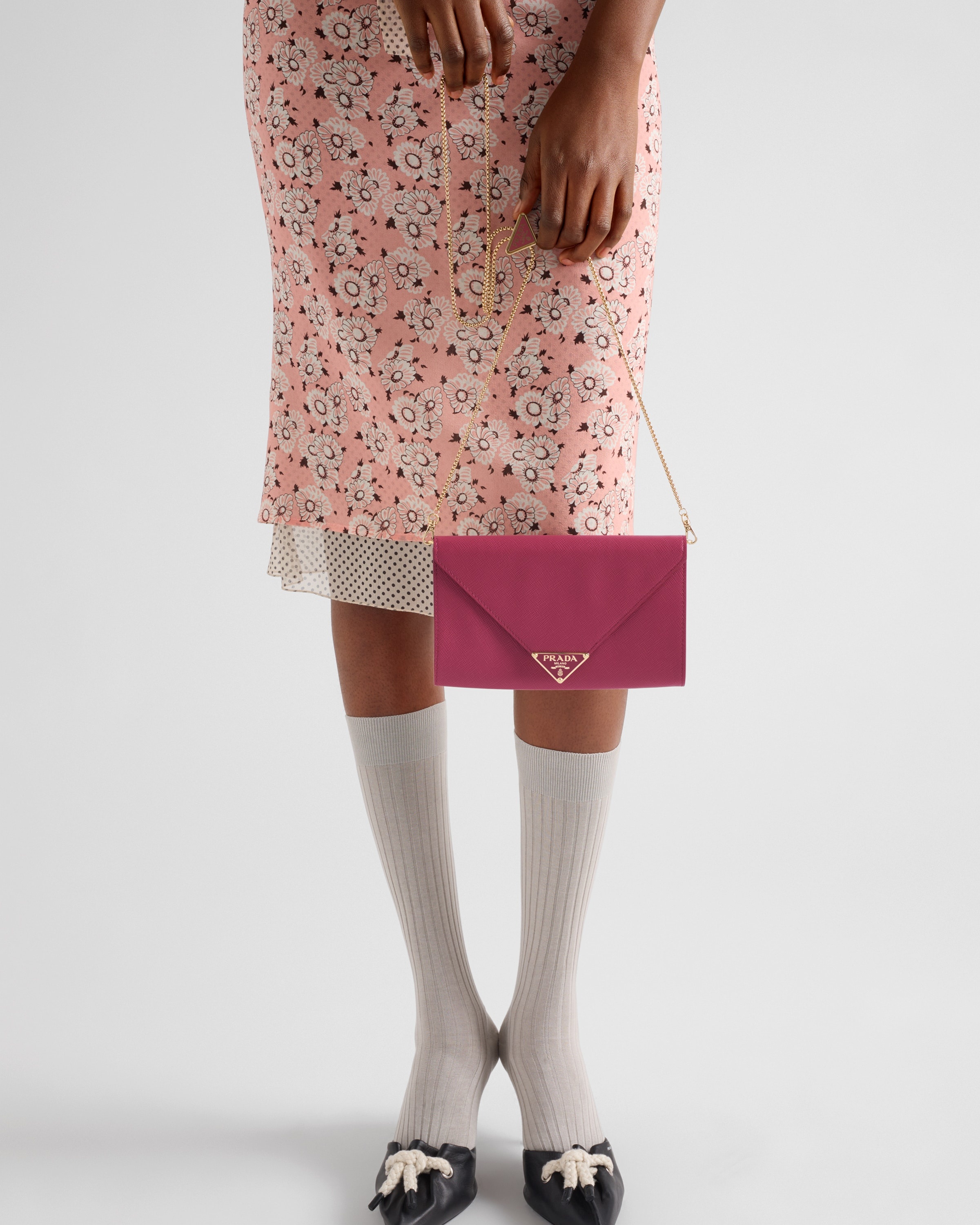 Saffiano leather mini-bag - 7