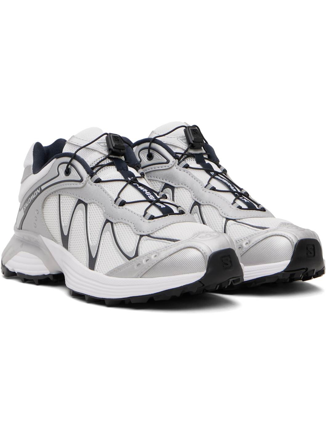 White & Sliver XT-Whisper Sneakers - 4