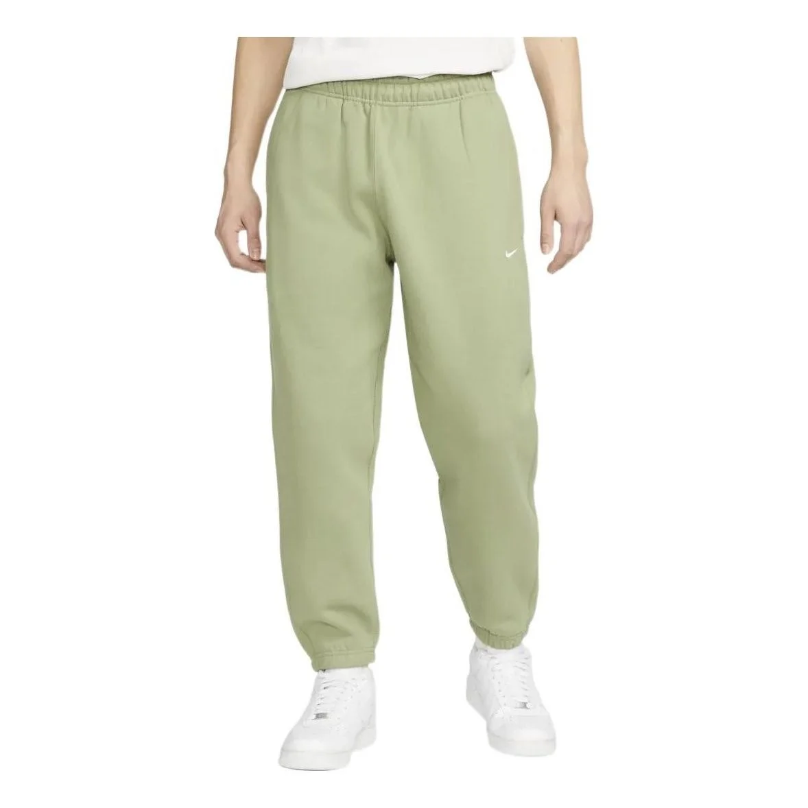 Nike Solo Swoosh Sweatpants 'Oily Green' DX1365-386 - 1