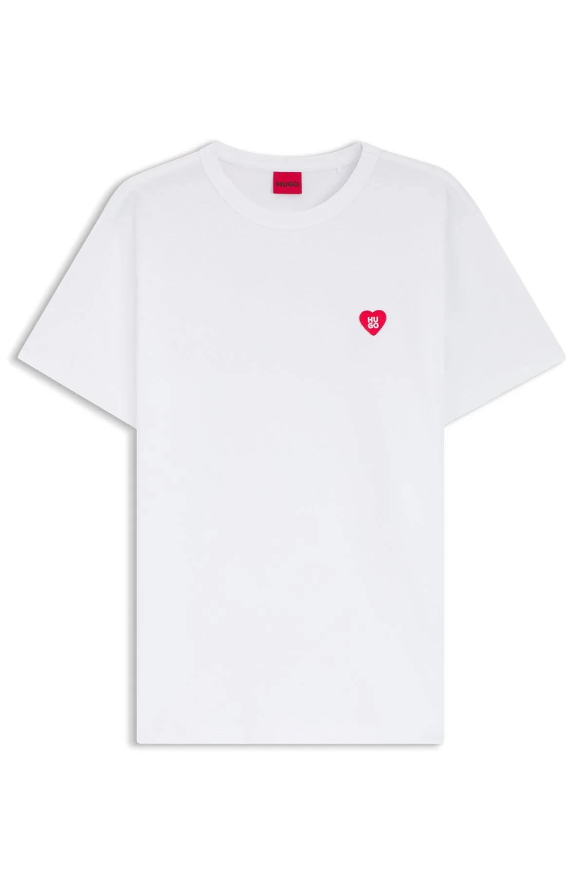 HEART-LOGO T-SHIRT IN COTTON JERSEY - 1