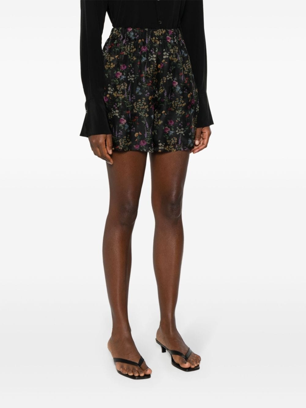 Nordica floral-print shorts - 3
