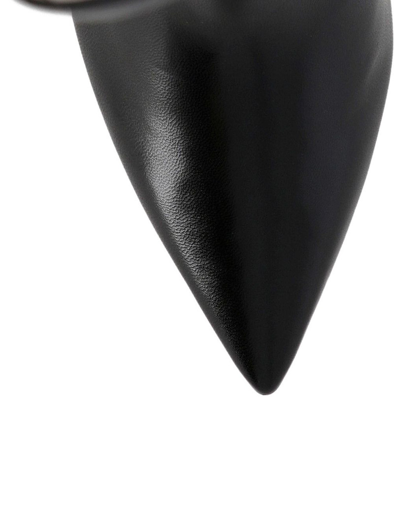 leather pointed-toe knee-high boots 3