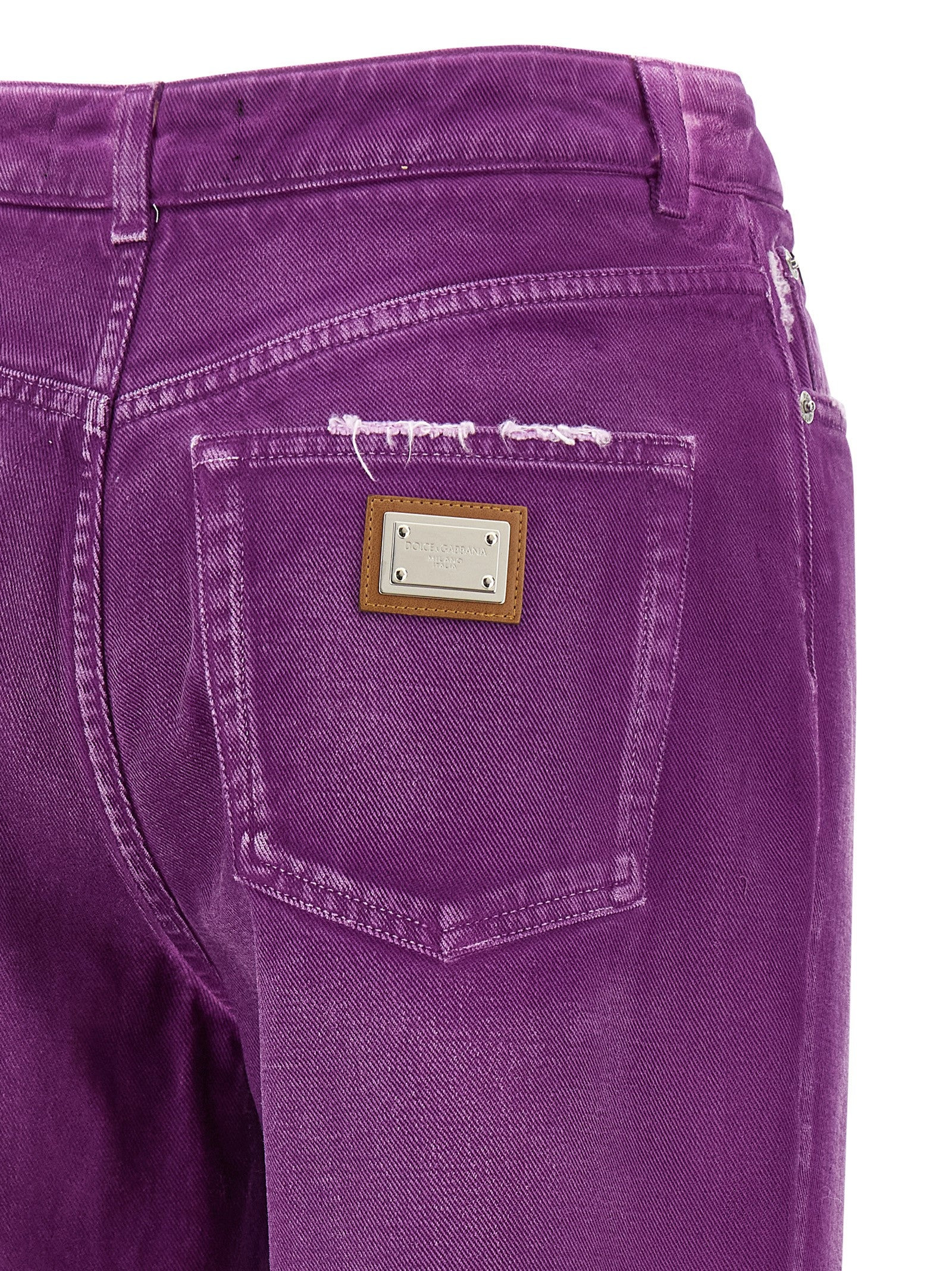 5-Pocket Pants Fuchsia - 4