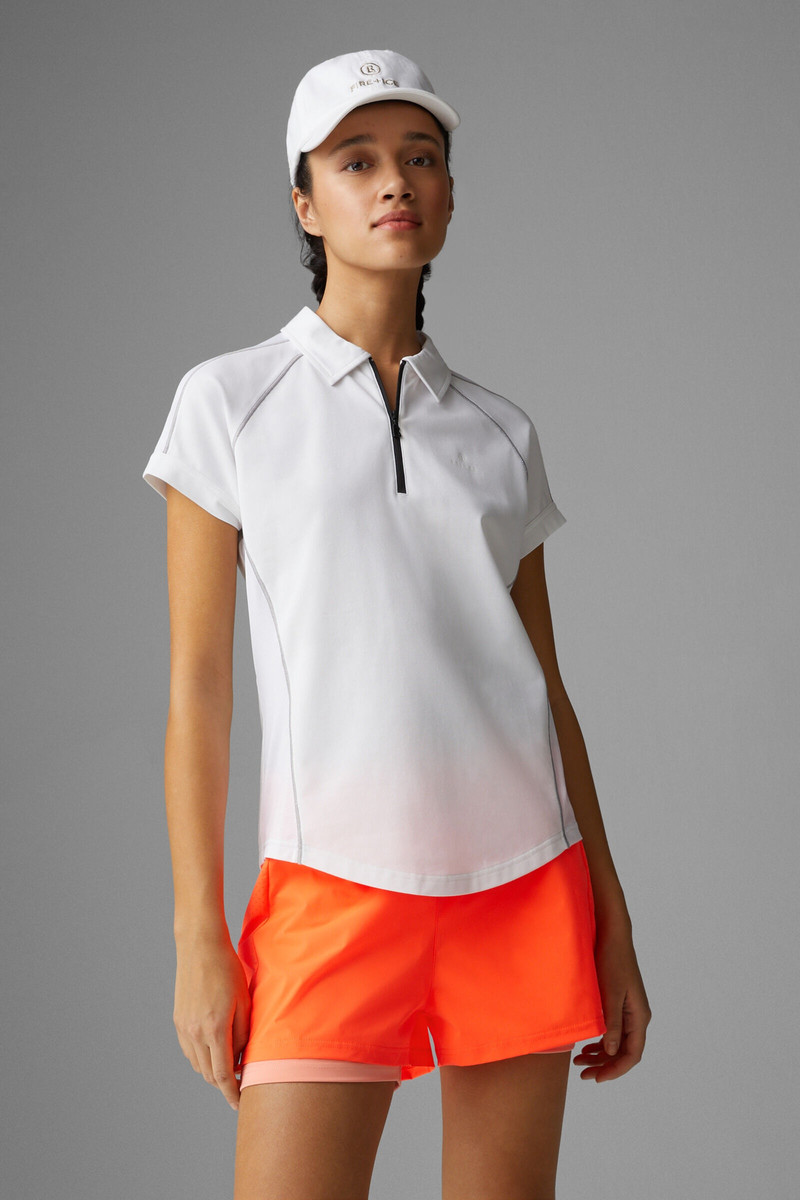 BOGNER Gail Functional polo shirt in White outlook