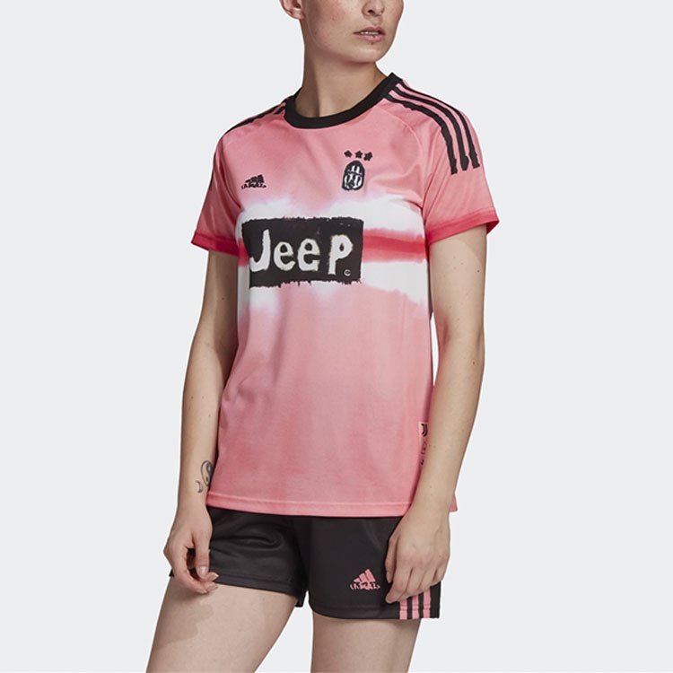 adidas x Human Race Crossover AU Player Edition 20-21 Season Juventus Jersey Pink GJ9096 - 3