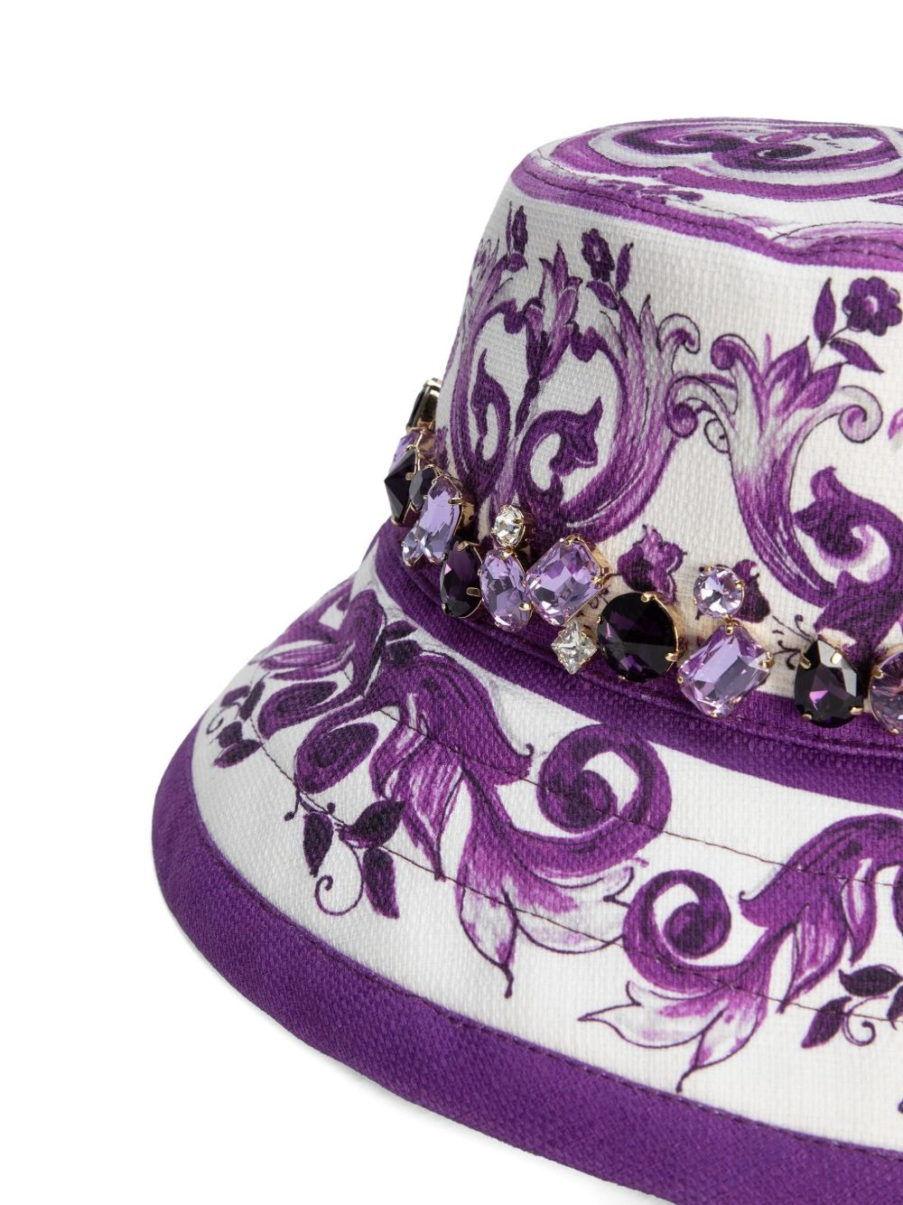 Maiolica-print bucket hat - 3