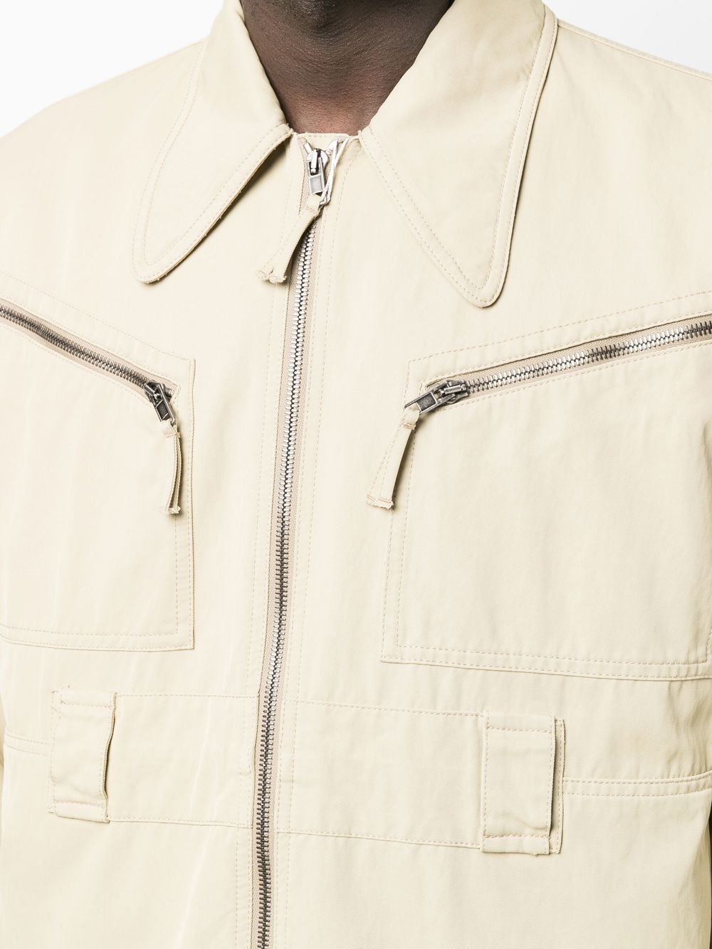 zipped-up fastening sports jacket - 5