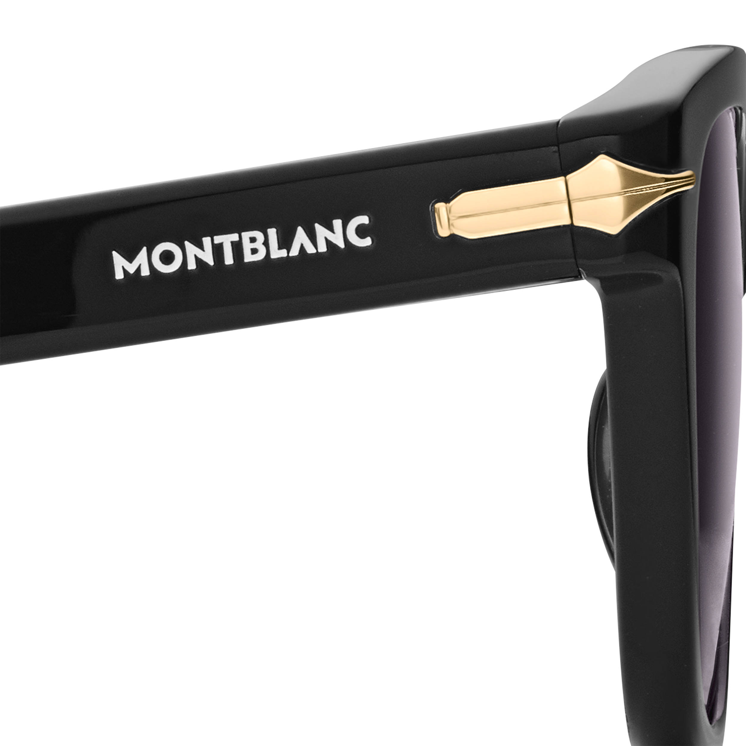 Squared Sunglasses with Black Colored Acetate Frame (S) - 8