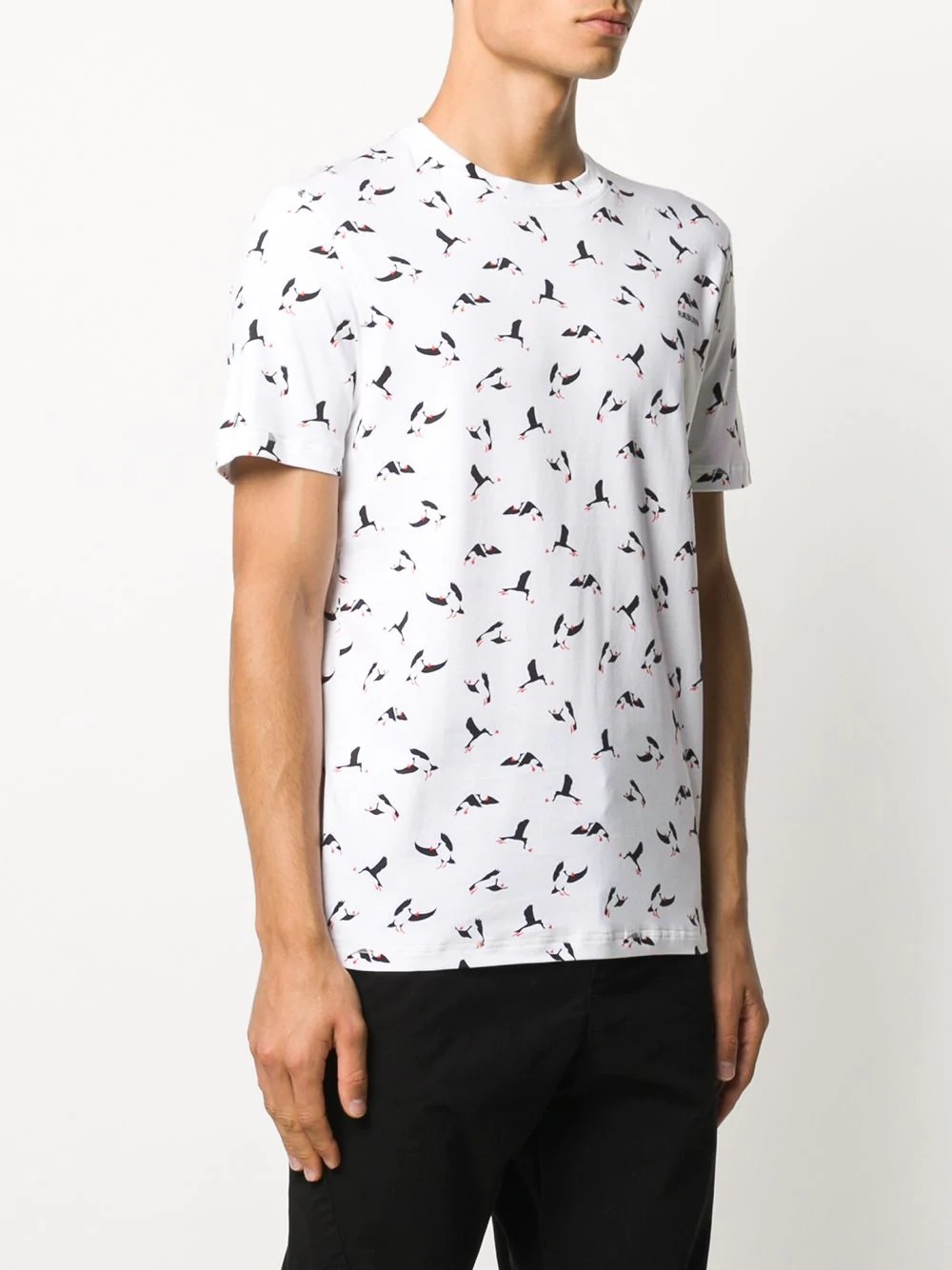 Puffin polka dot print T-shirt - 3