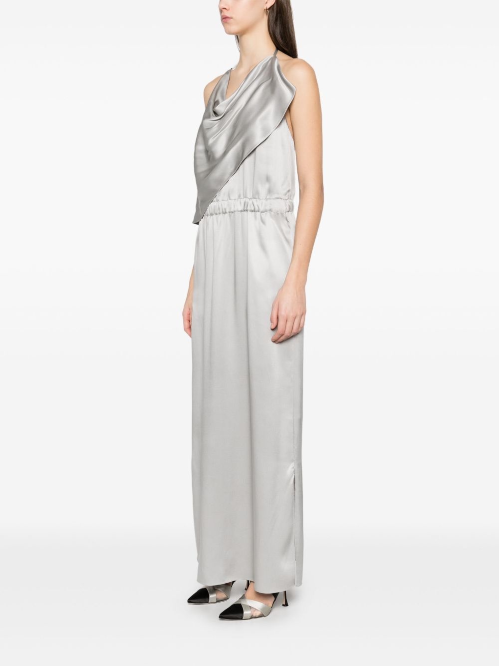 silk long dress - 3