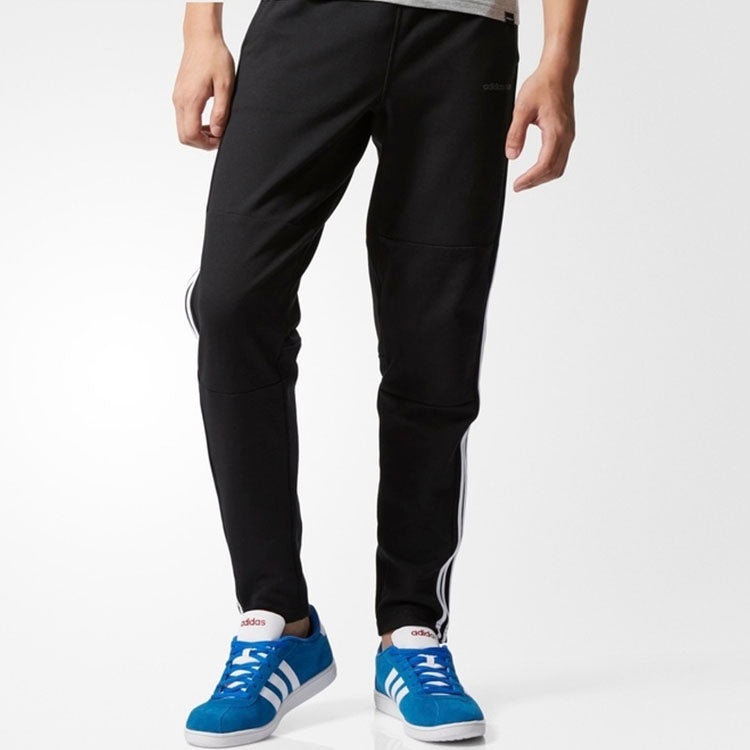 adidas neo M Fr Q1 Tp Stripe Running Sports Pants Black BP6318 - 3