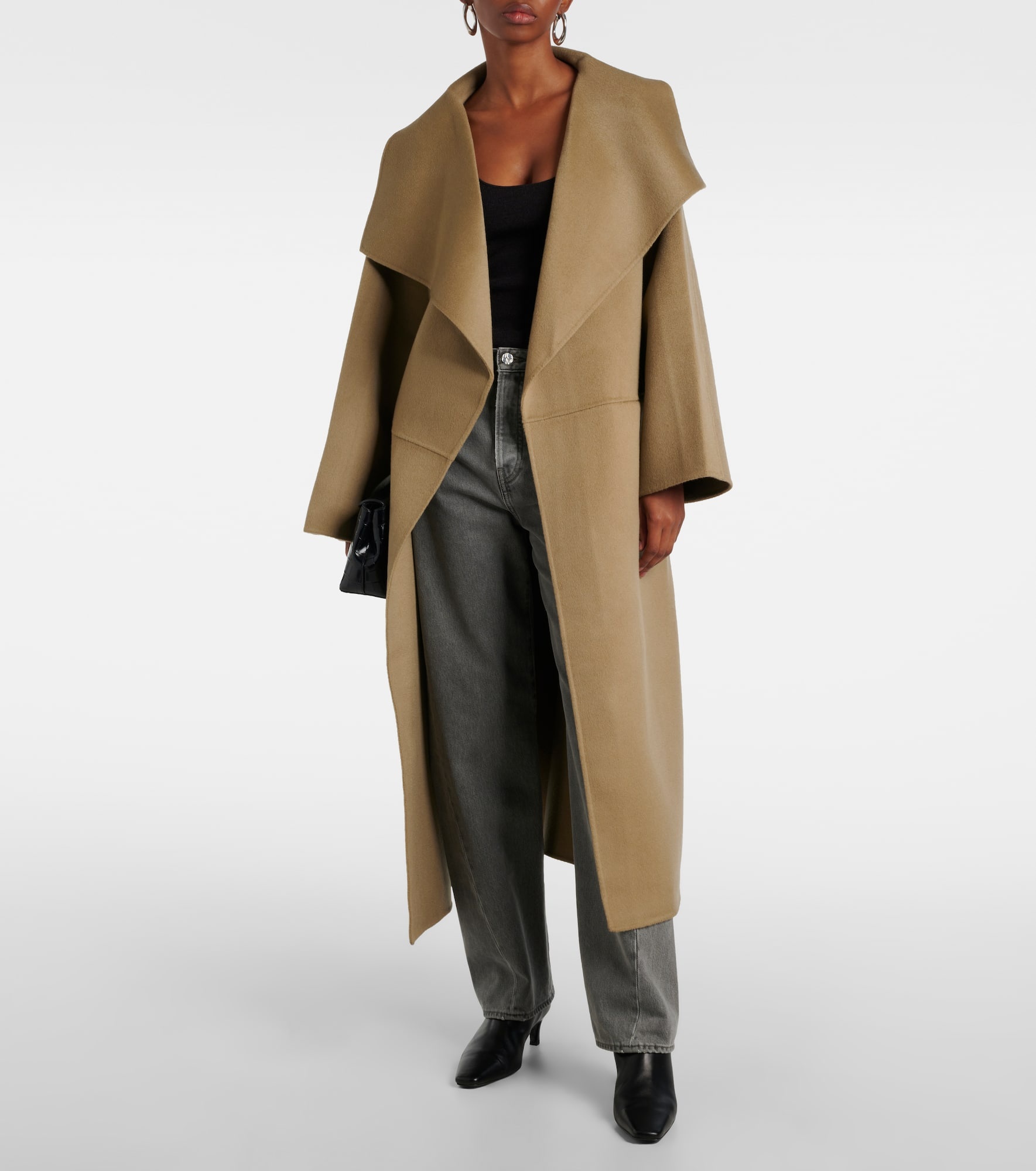 Signature wool and cashmere coat - 2