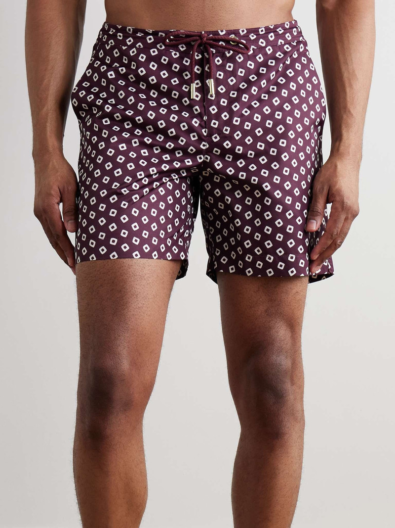 ORLEBAR BROWN Bulldog Straight-Leg Mid-Length Printed Recycled Swim Shorts outlook