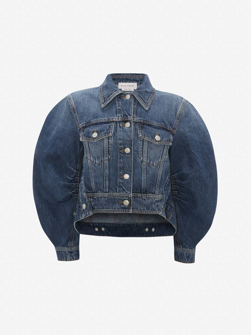 Alexander McQueen コクーンスリーブ デニムジャケット Alexander McQueen コクーンスリーブ デニムジャケット