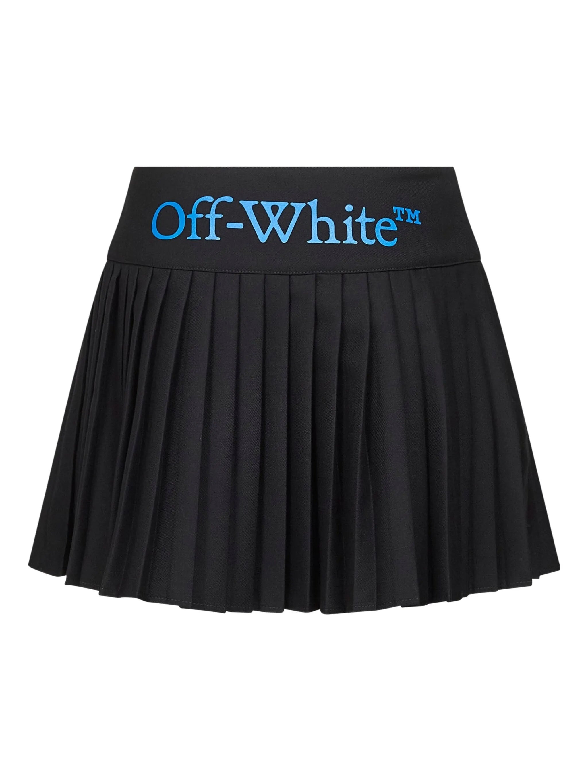 Off-white Pleated Logo-print Mini Skirt - 2