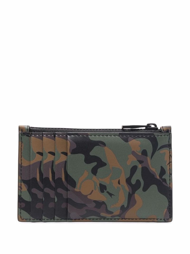 camouflage print cardholder - 2