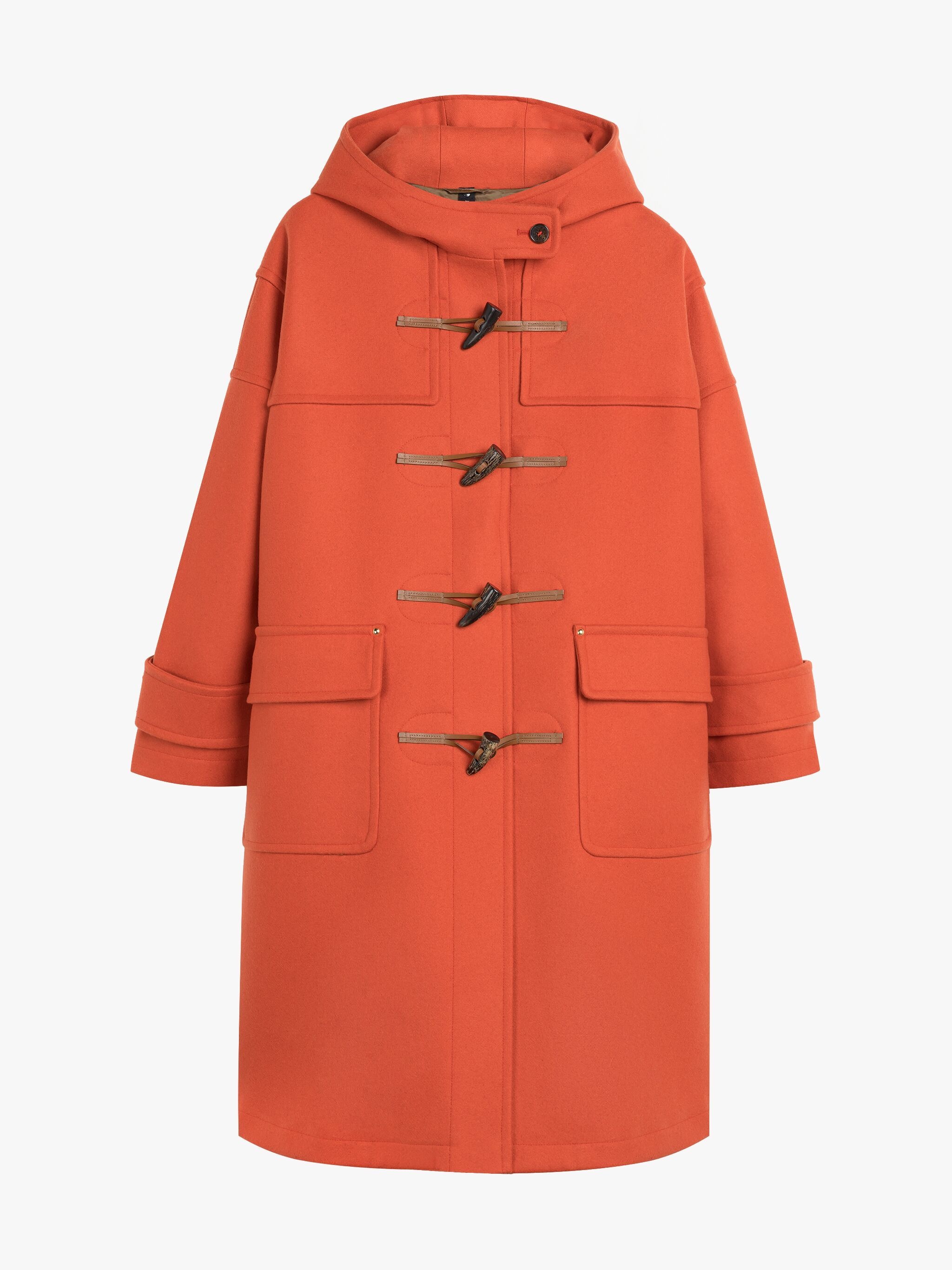 HUMBIE JAFFA WOOL DUFFLE COAT - 1